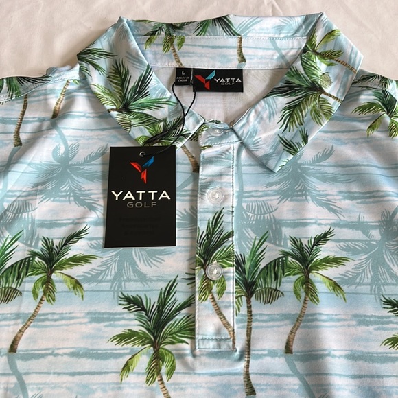 Yatta Golf Polo in Makani Olu Olu Tropical Tiki - Picture 8 of 12